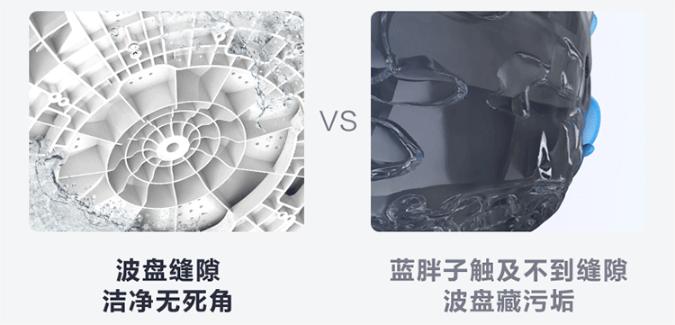 美的 全自动波轮洗衣机 8公斤 专利免清洗 图9