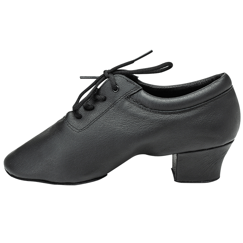 Sansha Ballroom Dance Soft Sole Indoor Dance Shoes Latin Dance Shoes for Adult Women, National Standard, Black, Size 38