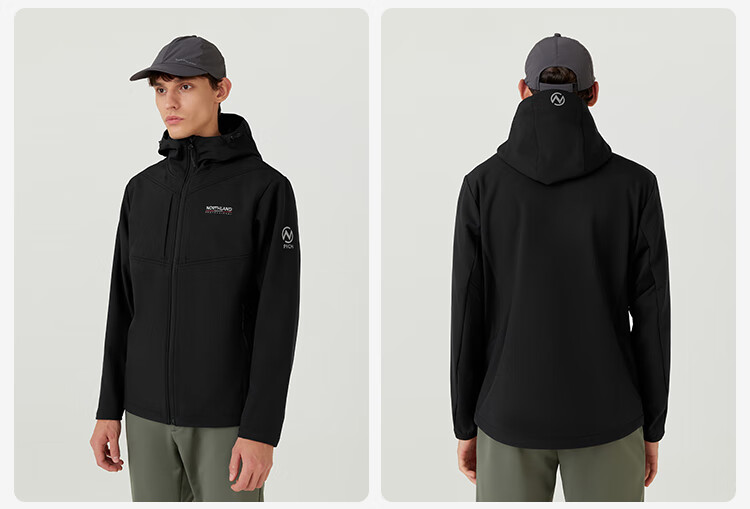 NORTHLAND Men's Gore-Tex Jacket, Outdoor Windproof And Water-Resistant Hiking Mountaineering Soft Shell Coat 13