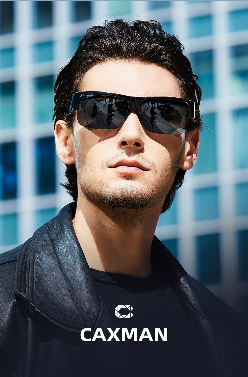 CAXMAN Sunglasses Clip-On for Nearsighted Glasses, Polarized Driving Sunglasses for Men And Women, Sunglasses Holder for Prescription Glasses 11