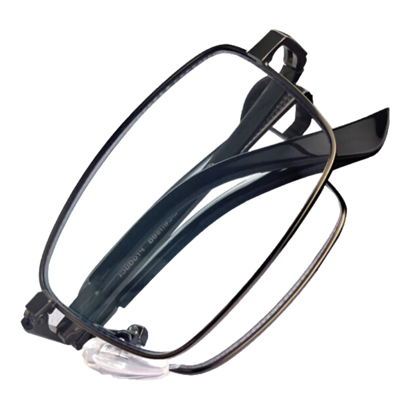 Volkswagen German, Unisex Folding Reading Glasses for Men And Women, Anti-Blue Light Presbyopic Glasses for Elderly, Model 620 Gun, 100 Degrees