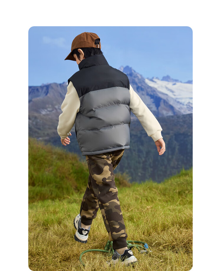 BALABALA Children's Clothing, Kids' Vest, Boys And Girls down Jacket, New Winter Outerwear, Warm And Comfortable, Versatile And Trendy 17