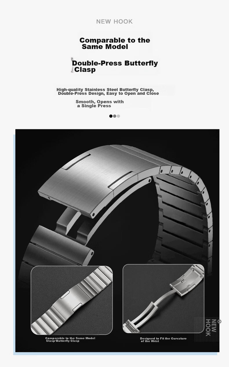 Weiqiantu [Titanium Metal] Suitable for Huawei Watch Straps GT7/GT6/GT5/pro/Watch6/pro/5/watch4pro/GT4/3/Buds2, Feifan Dashi 2 6