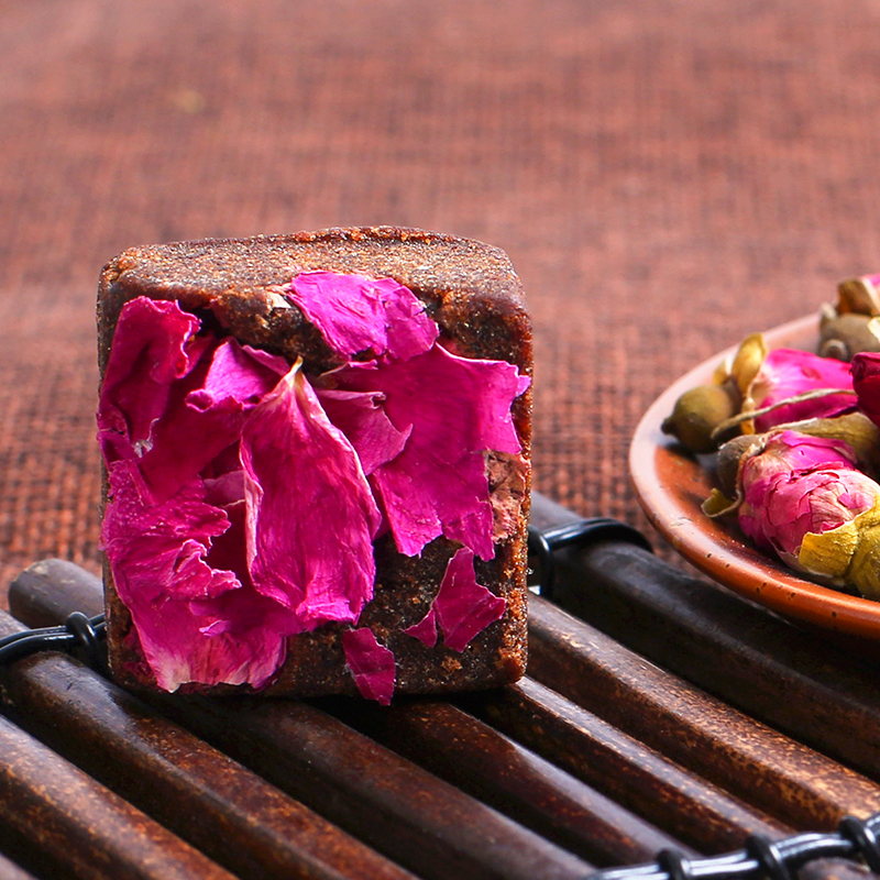 云山半云南黑糖320g盒装手工老黑糖玫瑰红糖桂花红枣生姜原味五味黑糖块