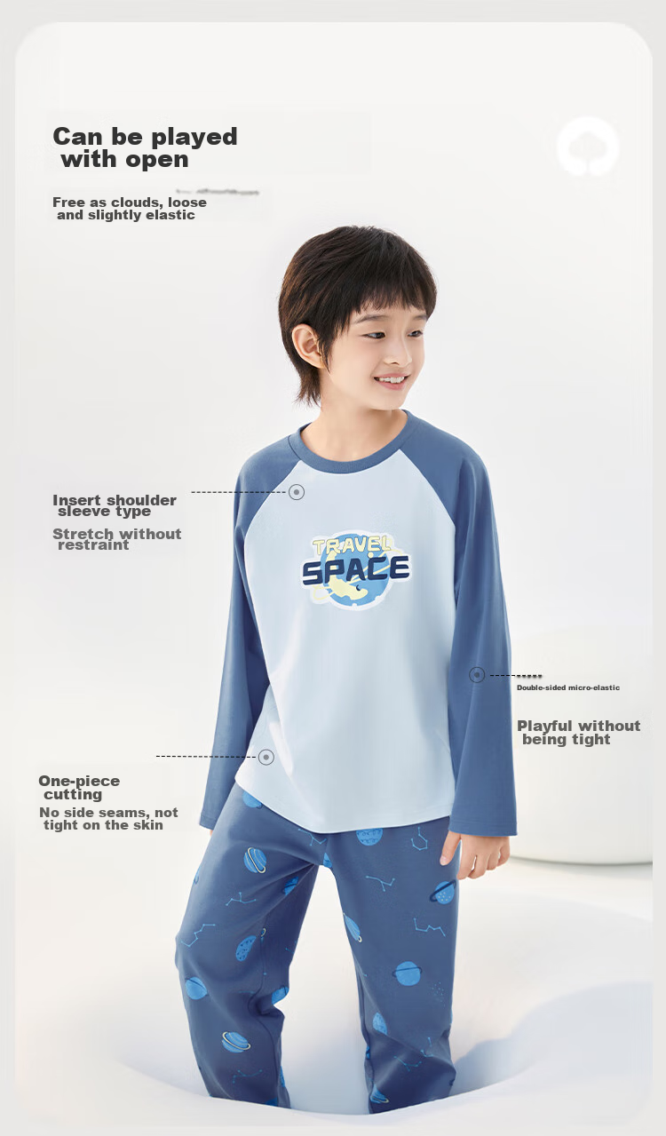 BALABALA Children's Pajama Set, Autumn Girls' Loungewear, Suitable for Going Out [HelloKitty IP] 209325171002 8