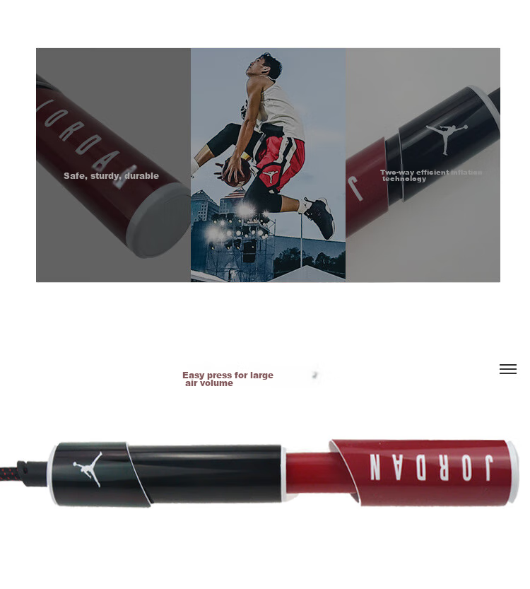 NIKE Portable Mini High-Pressure Inflator Pump for Basketball Soccer Volleyball NKJ03094NS/AC4356-094 5