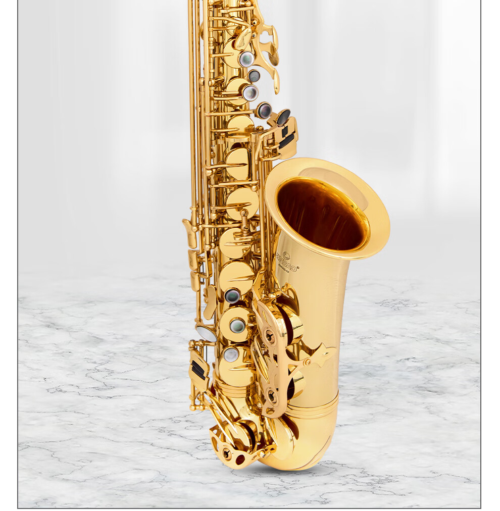 Jinbao Alto Saxophone JBWAS-10 Double Rib Keys Professional Performance Saxophone Beginner Wind Instrument 7