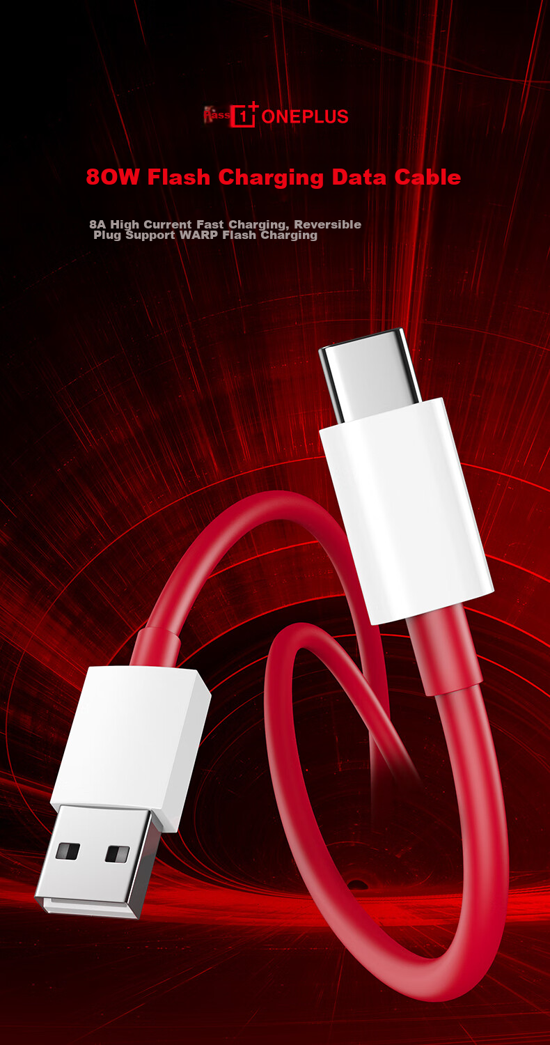 Canghua Type-C Data Cable, 8A Charging Cable, Super Fast Charging 100W/80W, Suitable for OnePlus 1+, Ace3/2Pro/5/15T/12/11/9/OPPO Phones, 1.5 Meters 2