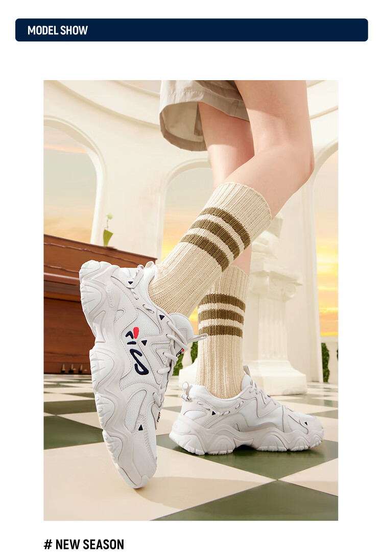 FILA Cat Paw 4 | Women's Chunky Sneakers, Height-Increasing Breathable Platform Sports Shoes, Thick-Soled Casual Shoes 3