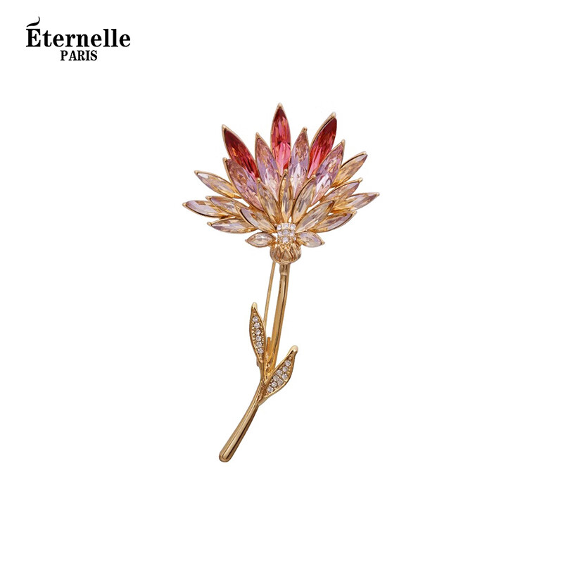 Eternelle French Elegant High-End Brooch for Women, Luxurious And Sophisticated Pin, Collar Button, Corsage, Birthday Gift