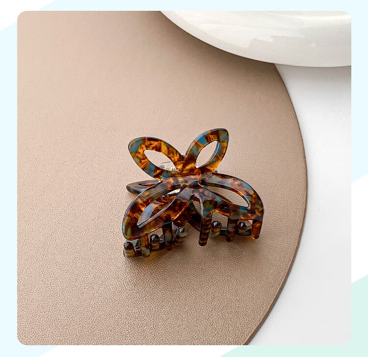 CHIMERA 2 Small Size Shawl Hair Claw Clips, French Half-Updo Back of Head Hair Clips, Bangs Clips, Hair Accessories for Women, Mid-Autumn Festival Gift 6