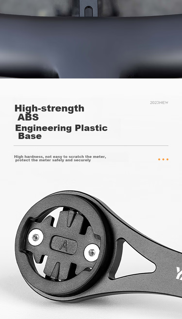 Yaphtes Bicycle Computer Mount, Road Bike Aluminum Alloy Extension Bracket, Handlebar Light, Sports Camera Integrated Handlebar, Extended Expansion Bracket 5