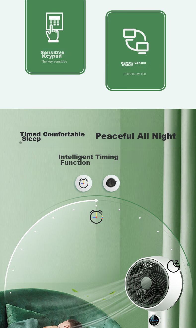 Accoona Universal Remote Control Compatible with All Models of Airmate Electric Fans, Floor-Standing Air Circulators And Desk Fans FS4092R FSW52R 4