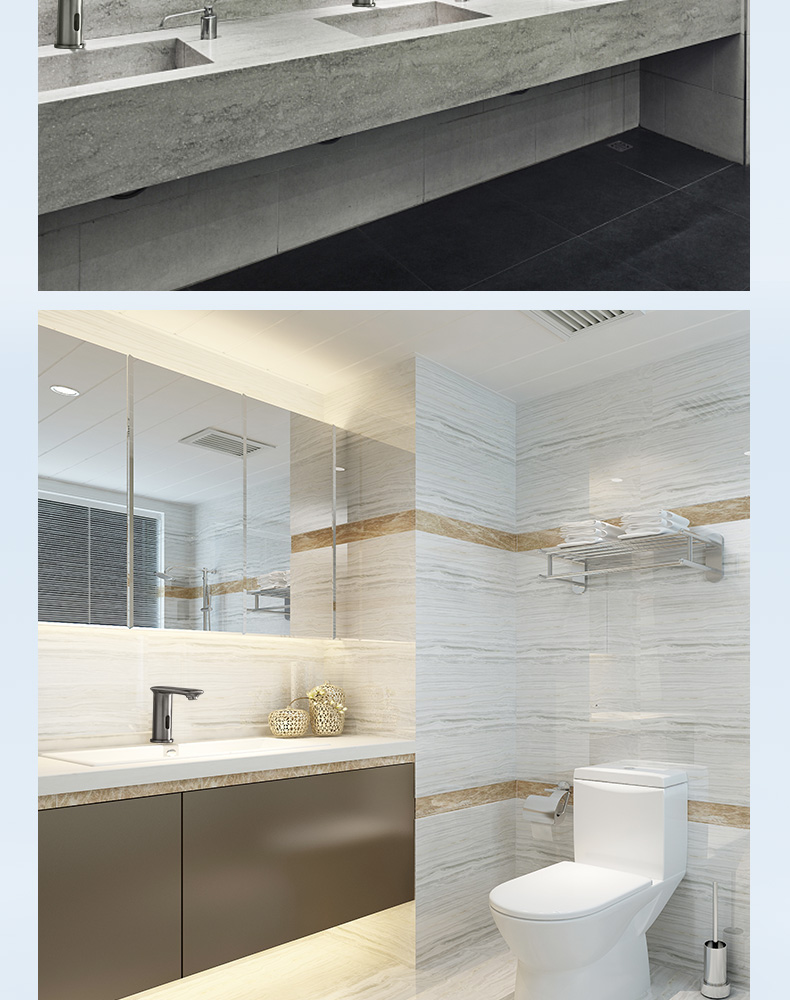 Interhasa! C2095 Hot And Cold Automatic Sensor Faucet, Brass Bathroom Tap, Smart Sink And Washbasin Sensor 10