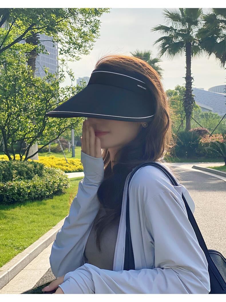 XUEXIMAN Strong UV Protection Sun Hat for Women, Summer Wide Brim Face-Covering Visor Hat 14