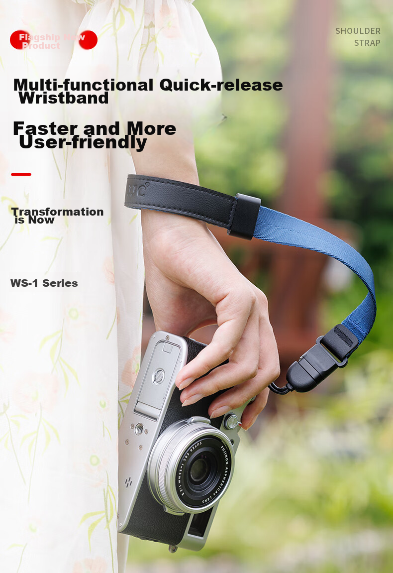 JJC Camera Wrist Strap, Quick-Release Wrist Strap, Suitable for Canon R50 R10 R6 Second Generation, Nikon Z50 Z30 Z5, Sony A7M4 A7C2, Fuji DSLR Mirrorless Camera Accessories 2