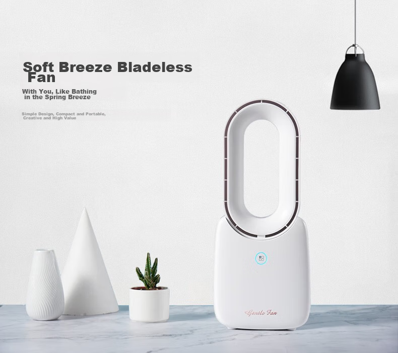 Kewo [Ice Mist Cooling] Desktop Fan Mini Air Conditioner Dormitory Office Ultra-Quiet Home Table Fan Circulating Large Mist Humidifier Bladeless Cooling Device 1
