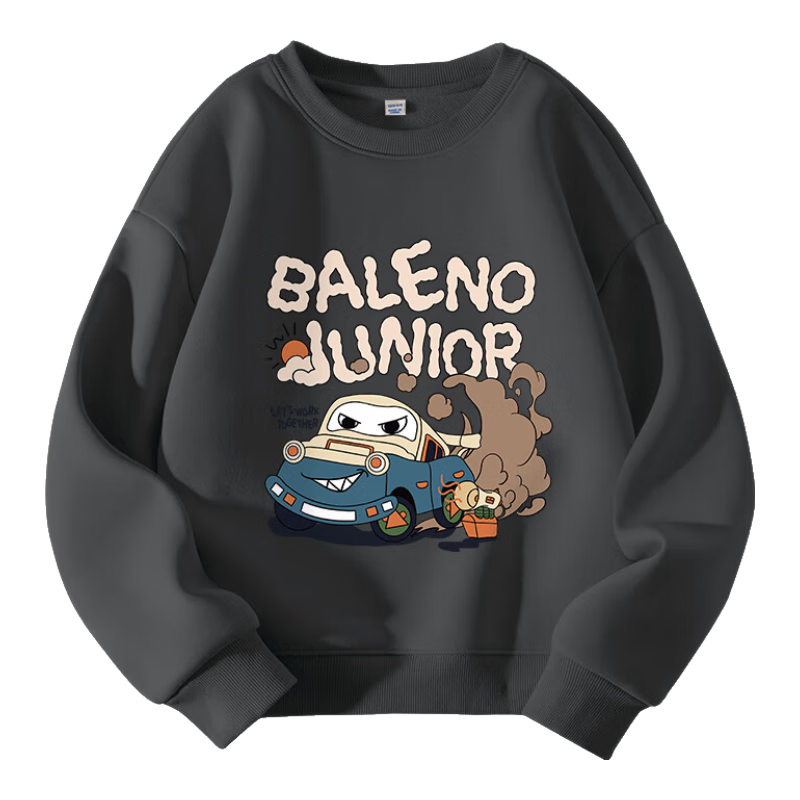 Baleno Boys' Sweatshirt, Spring And Autumn 2025 Collection, Trendy Casual Round Neck Top for Boys, Children's Autumn Clothing, Sports Sweatshirt
