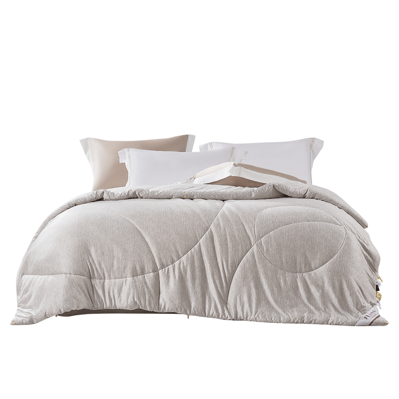 FUANNA Ultra-Soft Knitted 60% Soybean Comforter, Class A Fiber Winter Quilt, Double Size Winter Duvet Insert, Approximately 8 Jin (4kg), 230*229cm