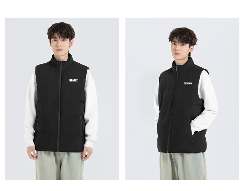 Warrior Men's Cotton Vest, Autumn And Winter Outdoor Sports Football Training Cotton Waistcoat, Thickened Warm Running Jacket 6