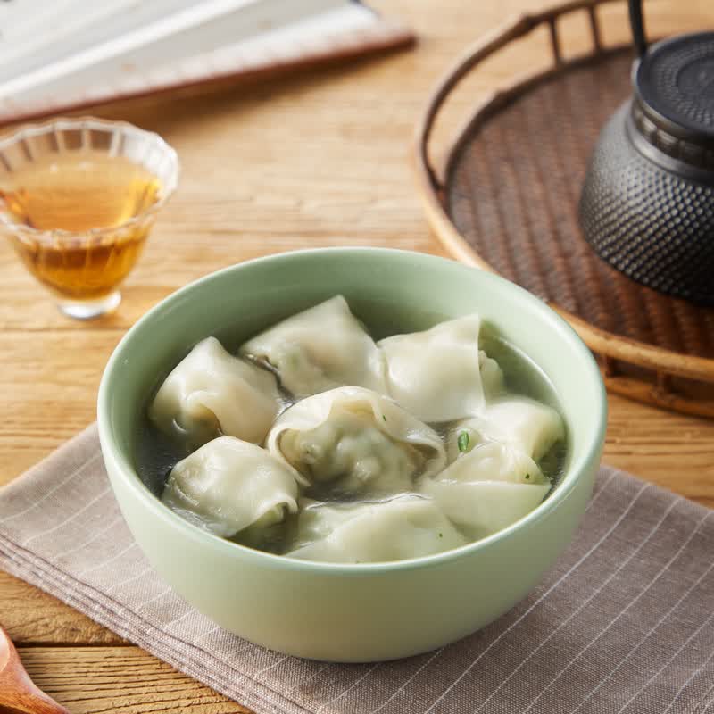 江南之味 荠菜猪肉大馄饨660g/袋(24个) 早餐火锅食材