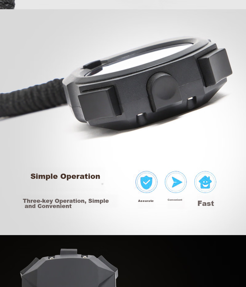 GEDUN Stopwatch Timer, Electronic Counter with 2 Rows And 10 Laps, Waterproof Sports Swimming Fitness Multi-Functional Timer for Competitions 5