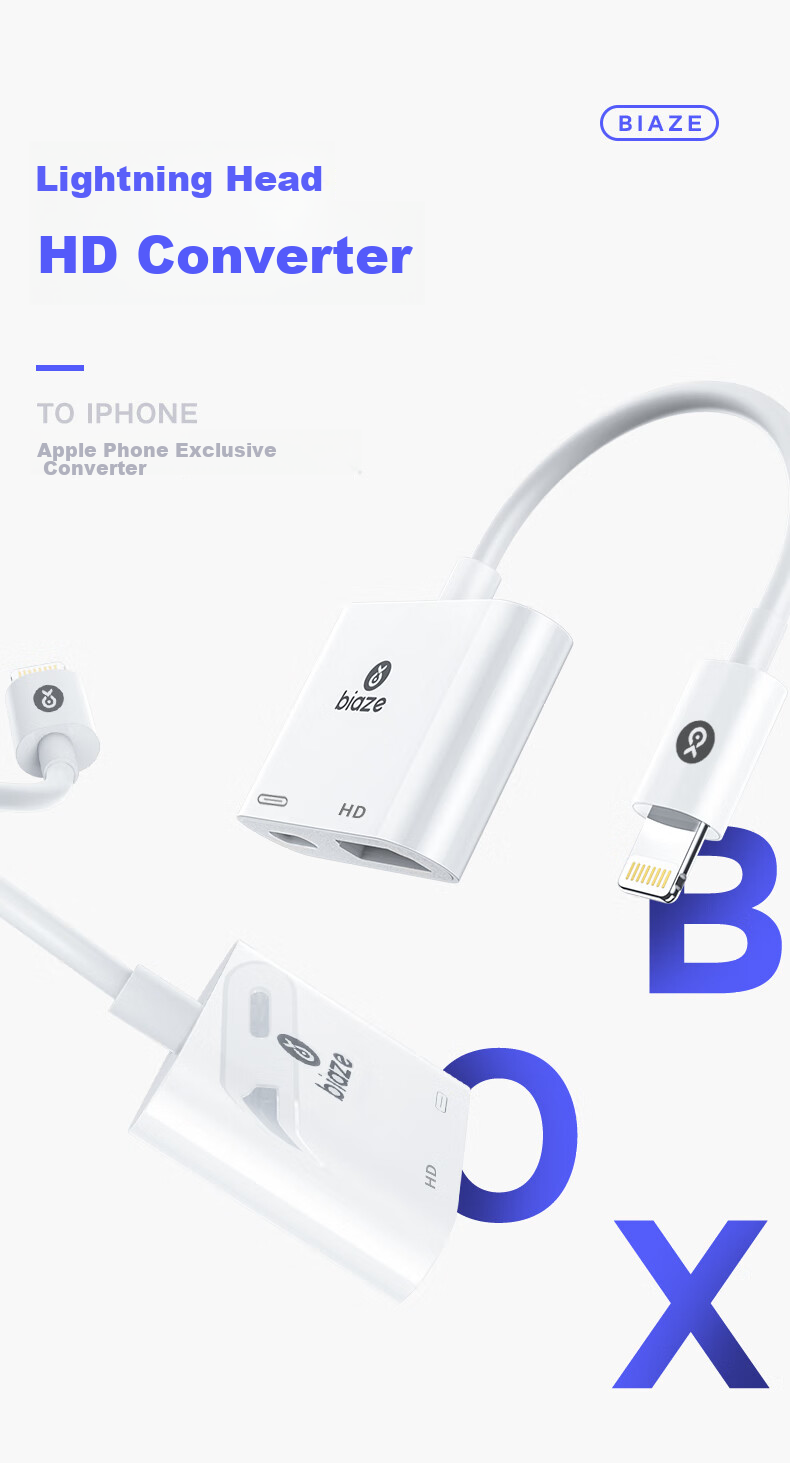BIAZE Apple 16 Network Card RJ45 Type-C/Lightning/USB Triple Interface Adapter iPad Mobile Phone Laptop Ethernet OTG Dock P81 3