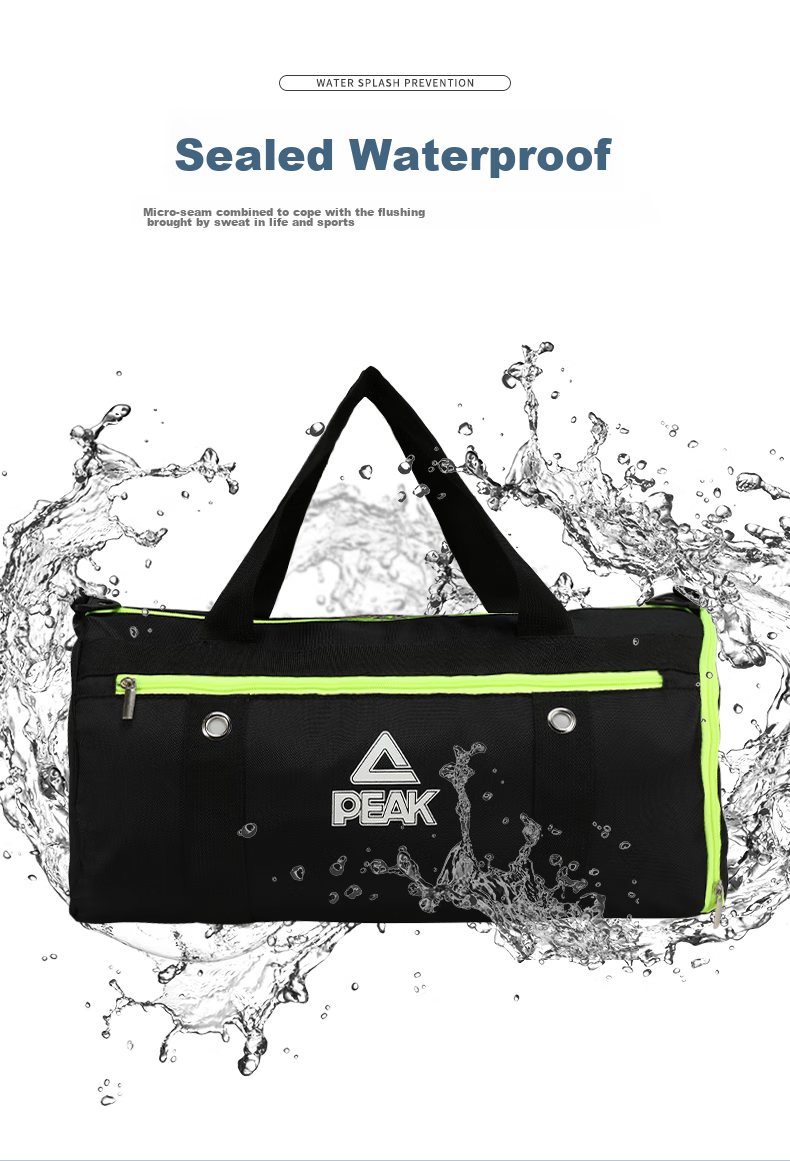 PEAK Swimming Bag, Sports Fitness Dry-Wet Separation Storage Bag, Large Capacity Travel Crossbody Handbag, Unisex Multifunctional Waterproof Swim Bag, YS42105 Navy Blue 6