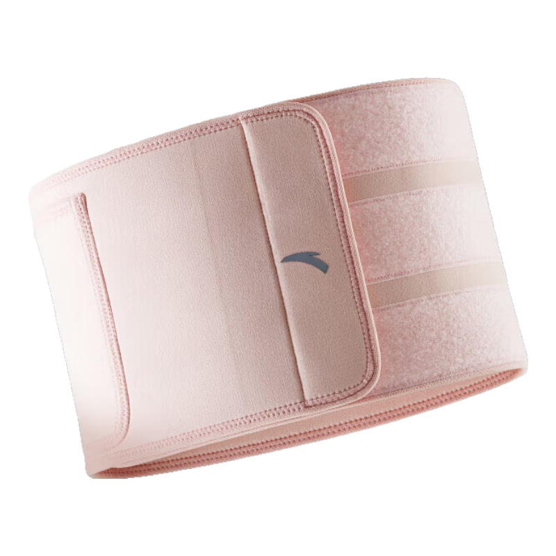 ANTA Sports Waist Support Belt for Fitness, Running, Abdominal Compression, Deadlifts, Squats, Lumbar Brace, Waist Protector, One Size Fits All, Pink Color