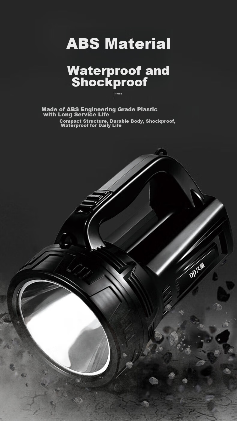 DP LED High-Intensity Long-Range Searchlight, Night Fishing Light, Fishing Lamp, Flashlight, Long Battery Life, High Brightness Emergency Light 7063 5