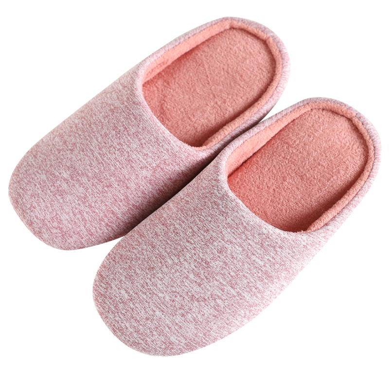 FOOTOPPO Slippers for Men, Japanese-Style Quiet Slippers, Soft-Soled Home Shoes for Women, Non-Slip Floor Slippers, Fabric Slippers for Indoor Use