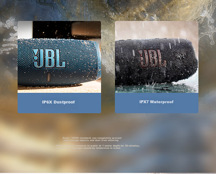 JBL CHARGE5 Impact Wave Fifth Generation, Portable Bluetooth Speaker + Subwoofer, Outdoor Waterproof Speaker, Enhanced Track Speaker, Gift for Women, Red 9