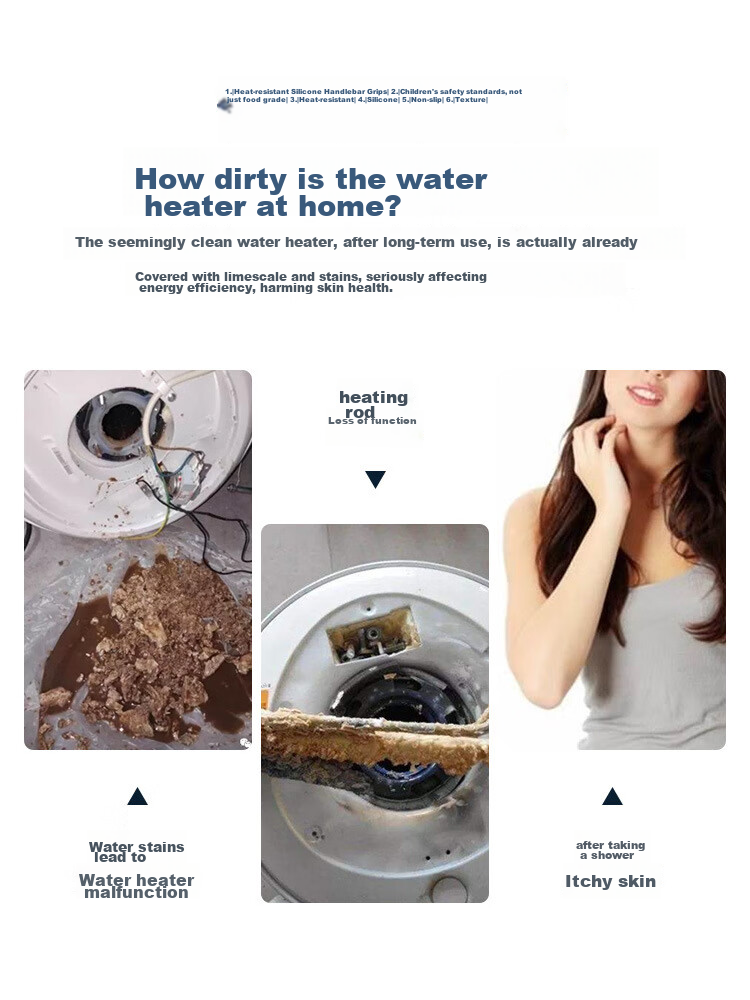 Jingwanhui Universal Water Heater Filter, No Need to Replace Cartridge, Pre-Filter for Washing Machine, Tap Water Filter, Shower Head Filter, W822 4