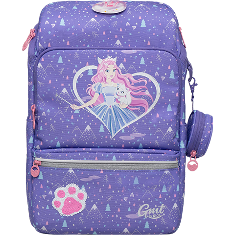 Gmt for Kids Children's Backpack, Lightweight Spine-Protecting And Load-Reducing Shoulder Bag for Primary School Students, Large Capacity Gift for Grades 1-4 Girls, Lingli Mengma