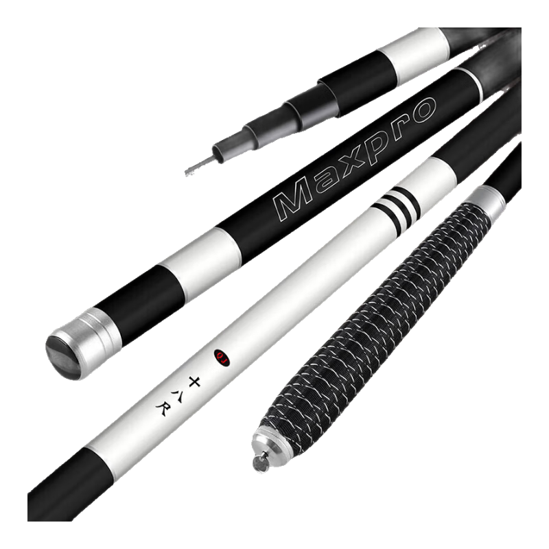 Renniaofei Fishing Rod, 4.5 Meters, 28 Sections, Ultra-Hard Carp Rod, Hand Rod, Carbon Fiber, Ultra-Light Fishing Pole, Fishing Tackle Set Accessories
