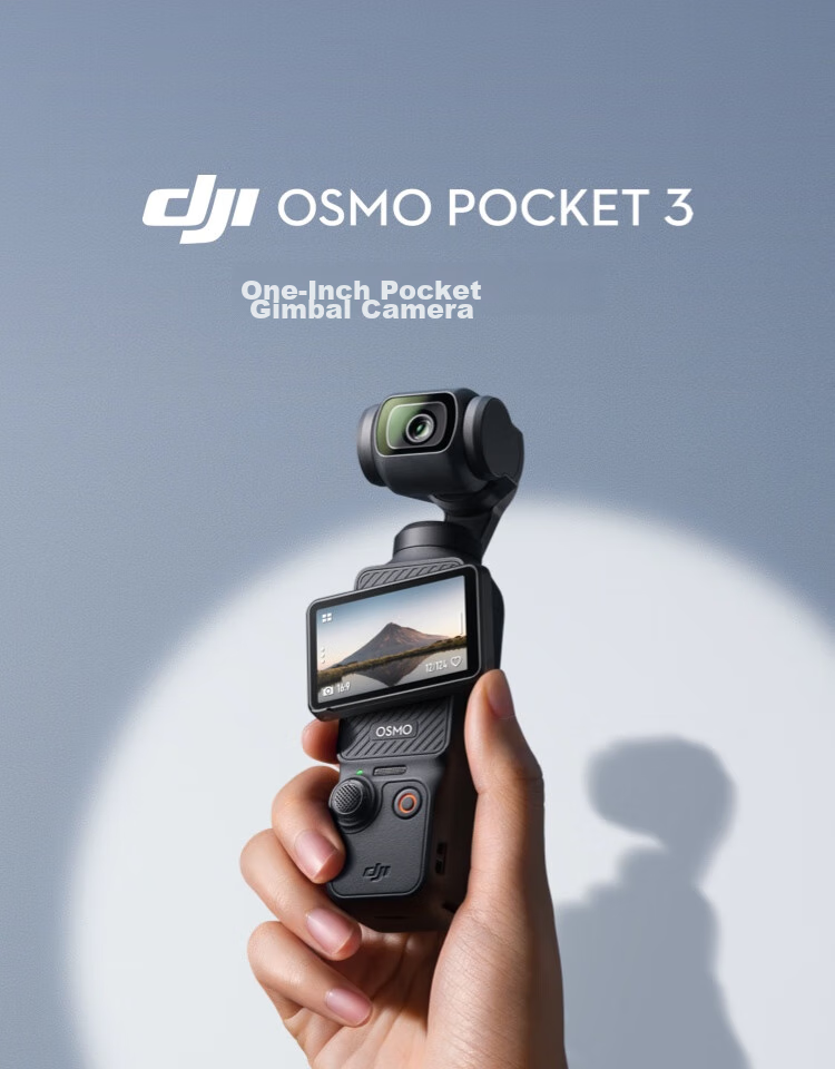 DJI Osmo Pocket 3 All-In Kit, 1-Inch Pocket Gimbal Camera, OP Lingmou Handheld Digital Camera, Travel Vlog, Portable Beauty Camera 2