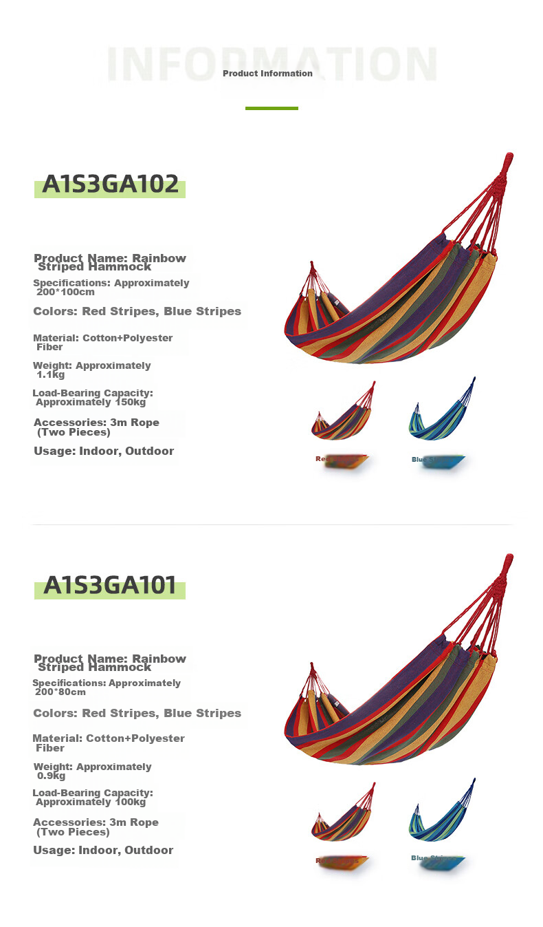 CAMEL Hammock, Outdoor Swing, Thickened Trendy Indoor Home Dormitory Bed, Anti-Rollover Hanging Chair for College Students 11
