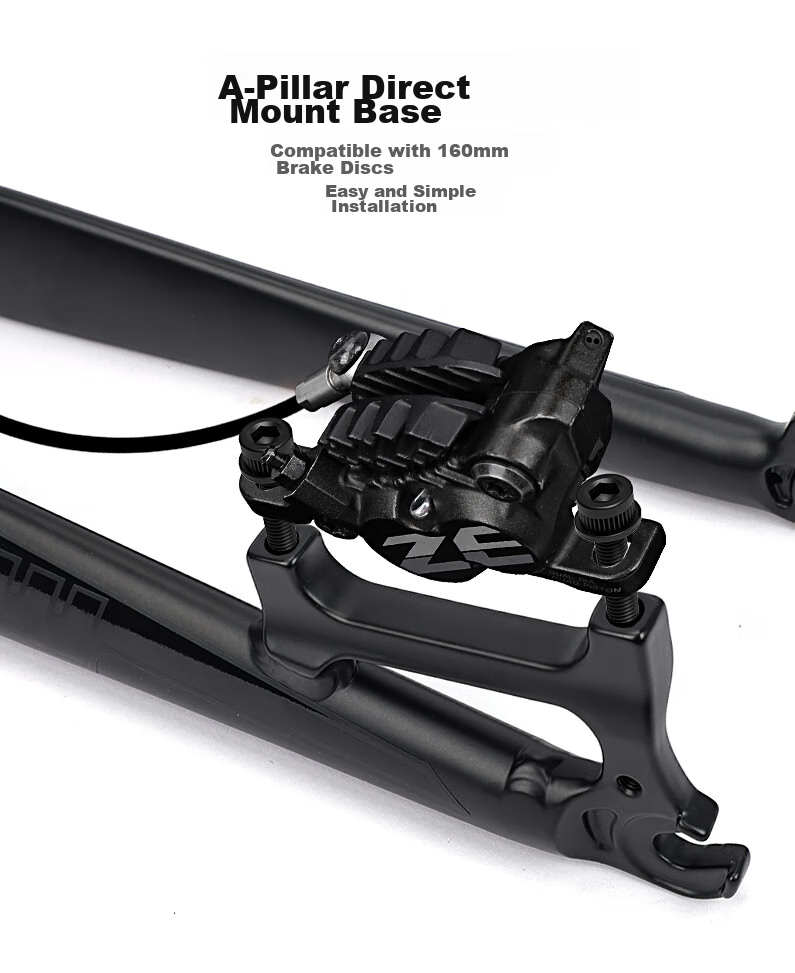 LEBYCLE Mountain Bike Front Fork, 26-Inch, 27.5-Inch, 29-Inch, Hard Fork Modification, Ultra-Light Aluminum Alloy, Universal Modification Accessories 4