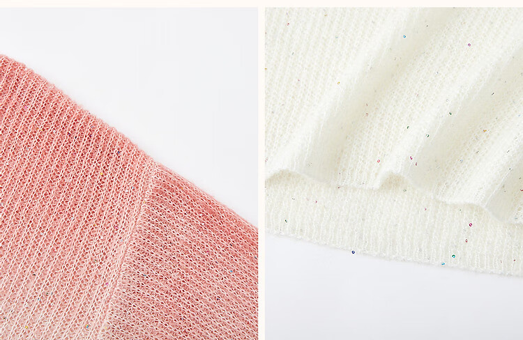 Dme [Dingdai'er Fashion] Autumn And Winter Artistic Gradient Wool Blend Sweater, Lazy-Fit Knitted Top for Wome 9