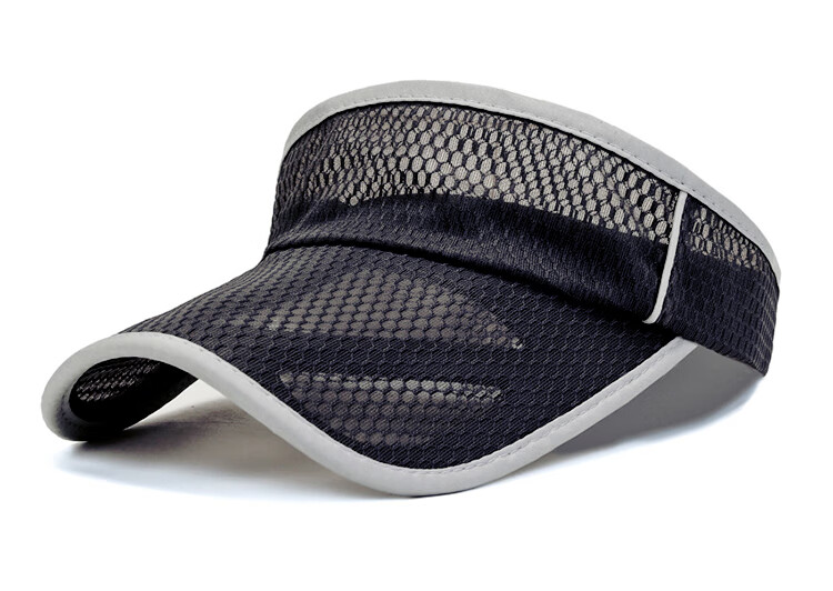 GLO-STORY Unisex Quick-Dry Baseball Cap Sunshade Open-Top Hat MMZ824258 Dark Gray 7