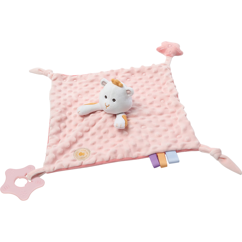 YEEHOO Baby Comfort Blanket, Newborn Gift, 0-1 Year Old Infant Sleep Aid, Soothing Doll, Aibeibei Toy Gift Box