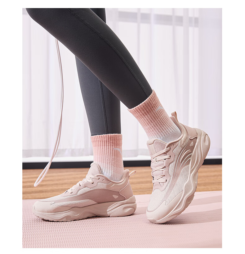 ANTA Milk Candy Jump Rope Shoes | Zhang Yufei's Training Shoes for Women, Soft Sole, Breathable, Lightweight, Shock-Absorbing, Training Shoes, Sneakers 20