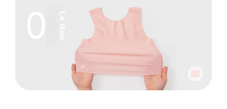 Q21 [Xiaoyumian] Girls' Underwear, Puberty Student Bra, Breathable, Sweat-Absorbing, Sports, Anti-Shock, Seamless Development Vest 9
