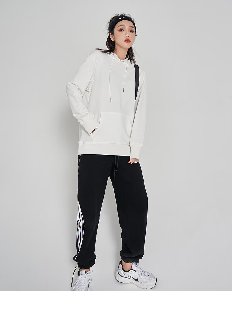 Langsha Women's Hooded Sweatshirt Spring Autumn Thick Casual Versatile Sports Loose Fit Long Sleeve Couple Jacket 21