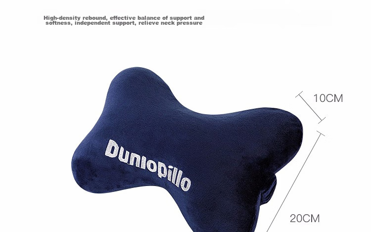 Dunlopillo Car Headrest Latex Pillow, Universal Bone Pillow, Travel Office Cervical Spine Support Pillow, Blue 8