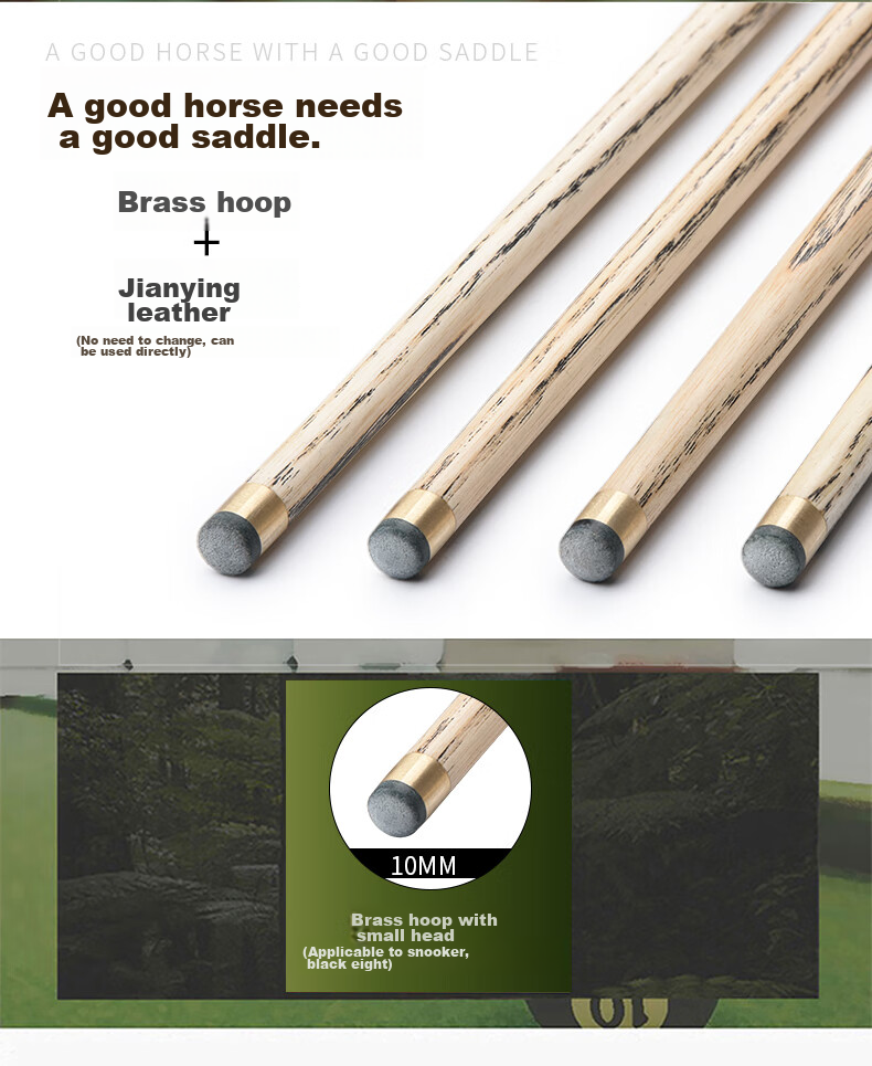 Jianying Pool Cue Tip, Chinese 8-Ball, English Snooker Billiard Cue, Jifeng 2