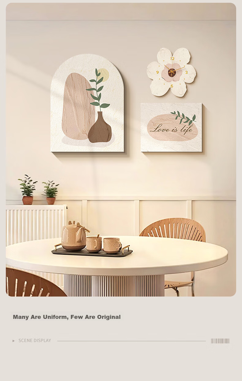 Haojiubujian Modern Minimalist Living Room Decorative Painting, Luxurious High-End Abstract Art Triptych Wall Painting, Sofa Background Wall Hanging Picture 12