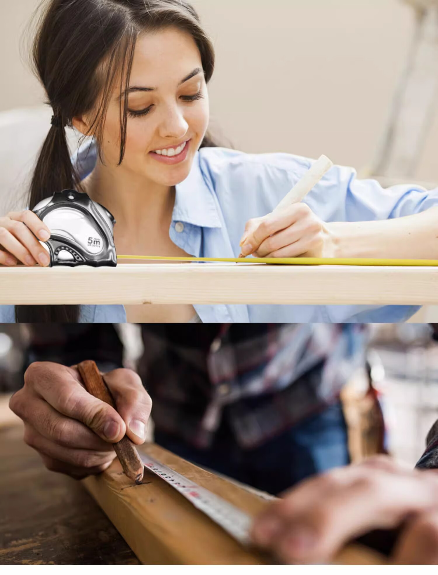 Huangguliangsan Self-Locking Steel Tape Measure, Thickened Household Measuring Tape, Meter Ruler, Box Ruler, High-Precision Carpenter's Ruler, Renovation Measurement Tool, Office Supplies 12