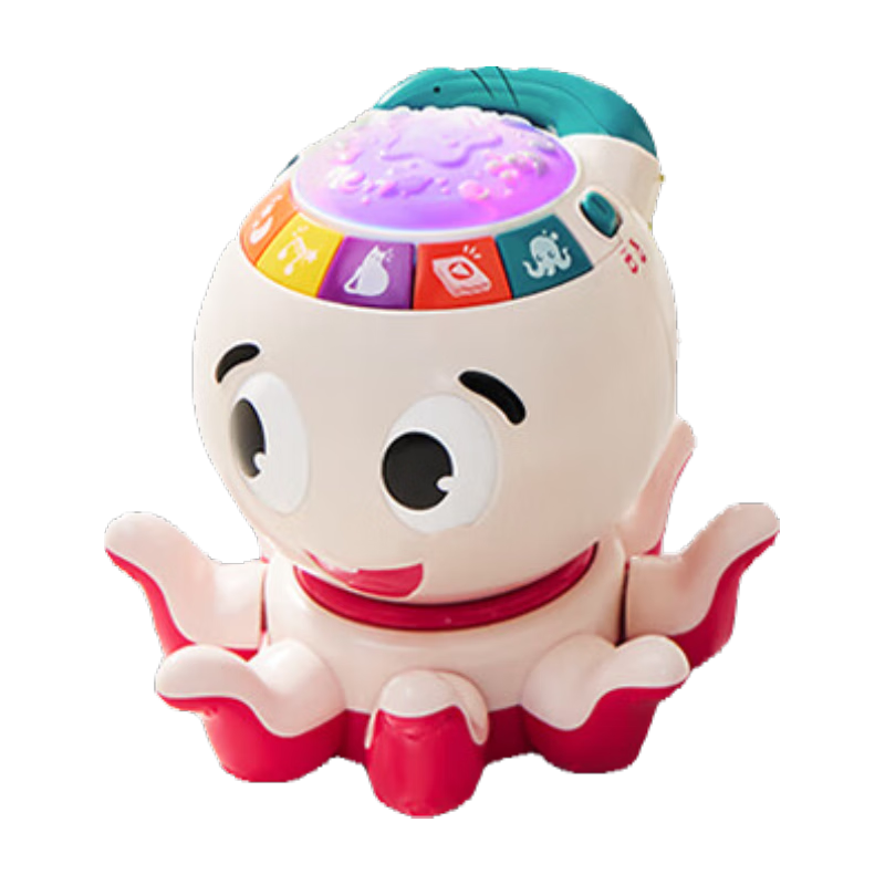 Babycare Crawling Music Octopus Children's Toy Birthday Gift for Boys And Girls - Pink