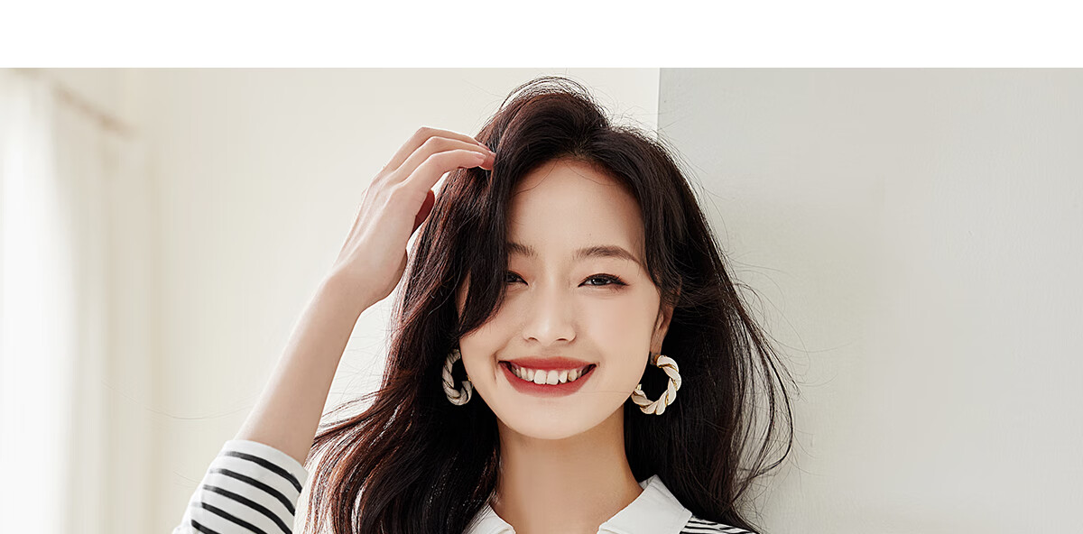 PinCai Women's Summer Short Sleeve V-Neck Polo Shirt Striped Letter Cherry Fashion Base Top P143T1550 47